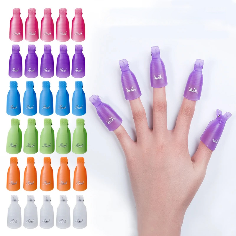 Nail Art Halal - 10 Pcs/Bag Manicure Art Dipped Cap
