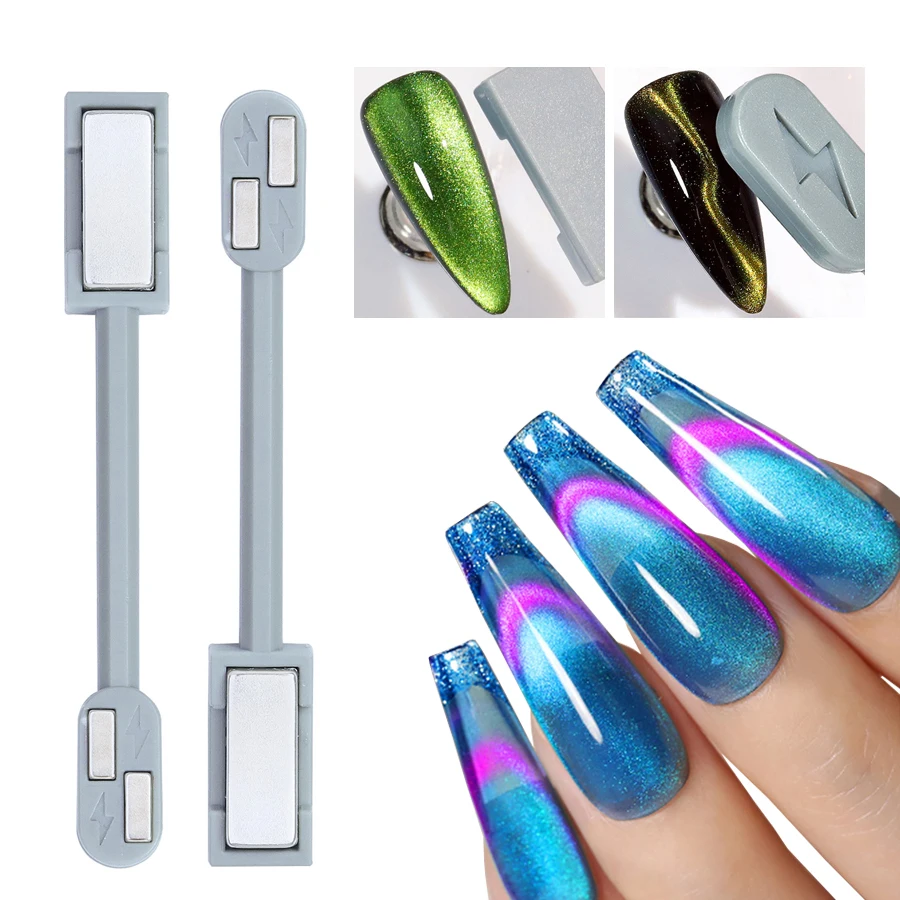 Nail Art Overlay - Dual-Ended Magnetic Strip Nail Art Tool
