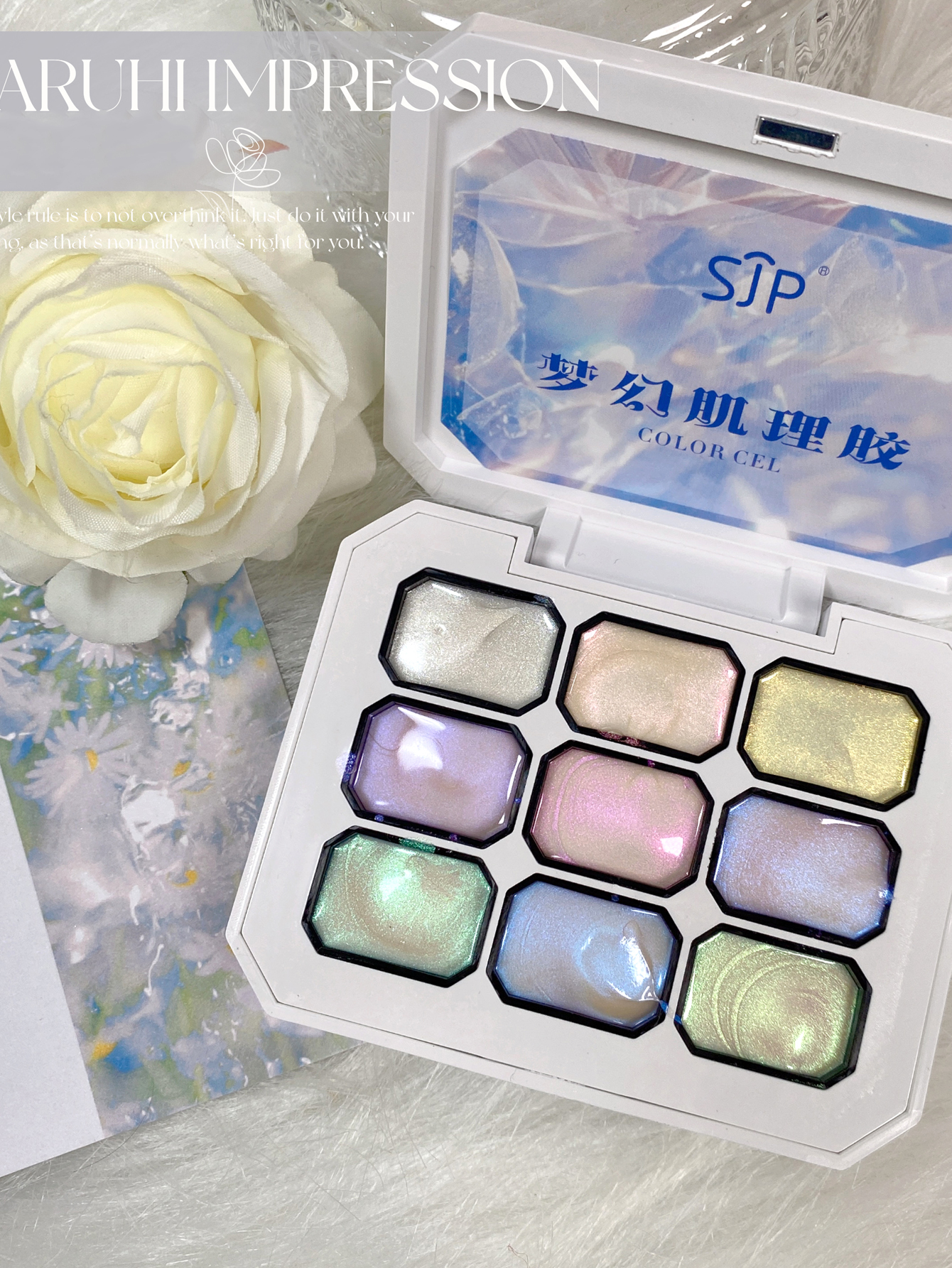 Nail Art Halal - 5/9 Colors Solid Nail Polish Palette