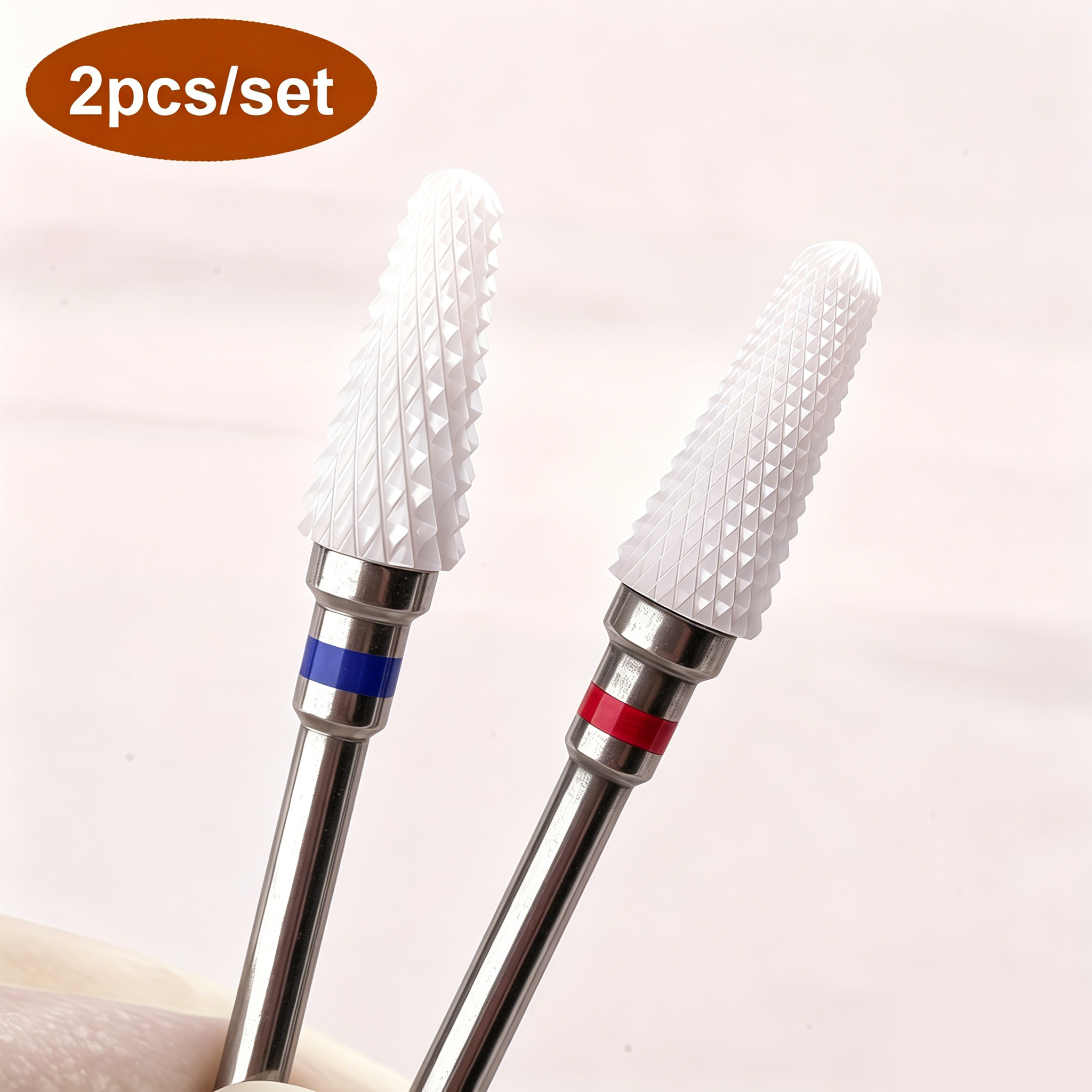 Nail Art Halal - 2Pcs Professional Ceramic Nail Drill Bit