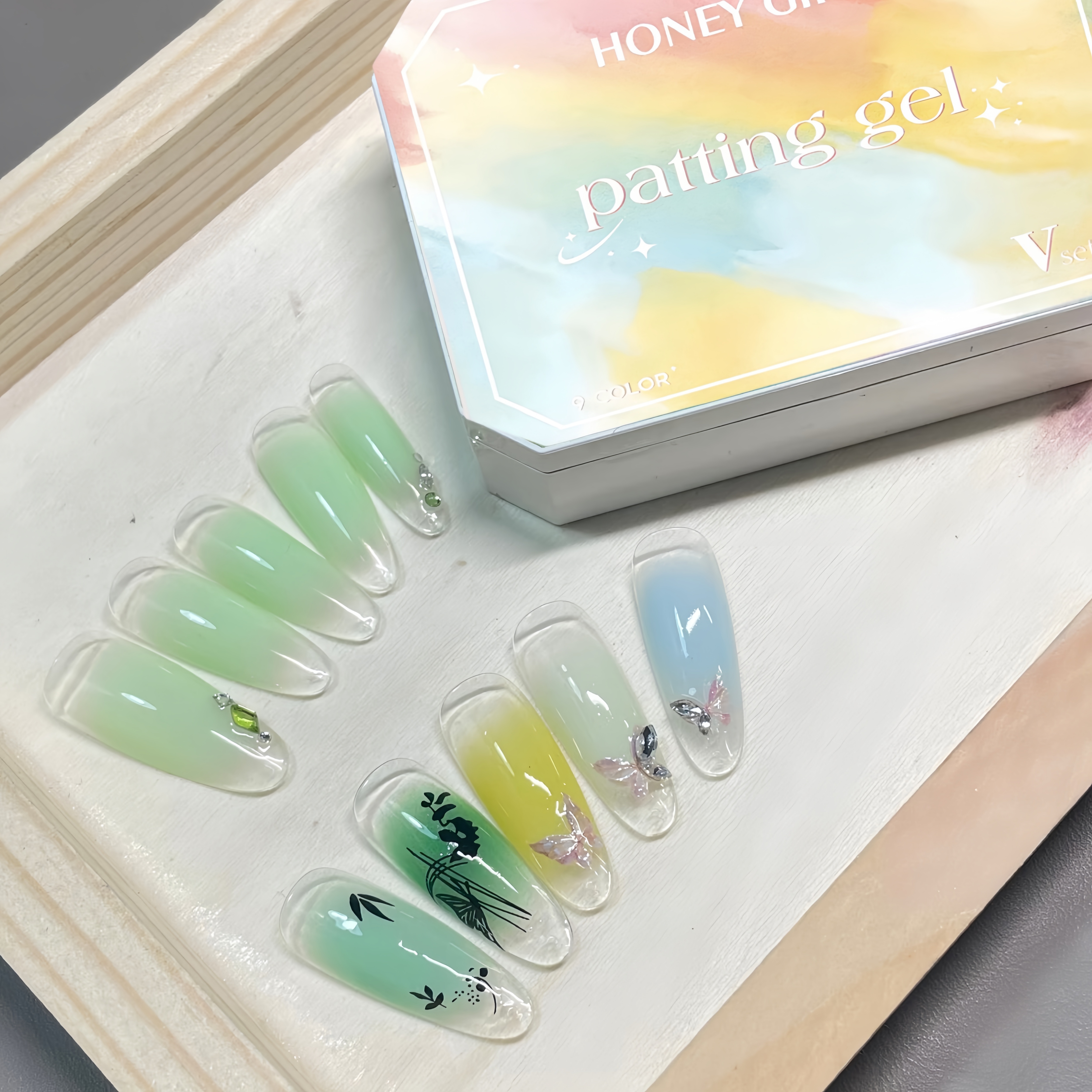 9-color solid nail polish,Bean - Nail Art Halal 리뷰 및 가격