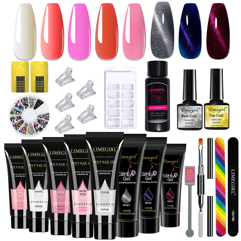 LIMEGIRL 15ml Nail Art Kit Pol - Nail Art Extension Cat Eye 리뷰 및 가격