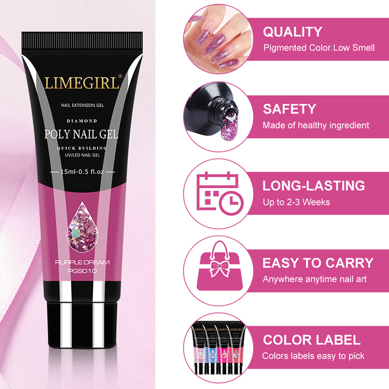 LIMEGIRL 15ml Nail Art Kit Pol - Nail Art Extension Cat Eye 리뷰 및 가격