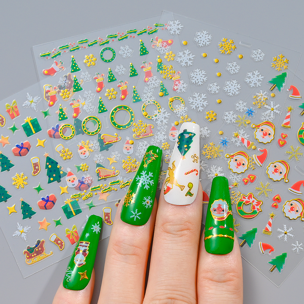 30pcs Christmas Snowflake Snow - Nail Art Xmas Stickers 리뷰 및 가격