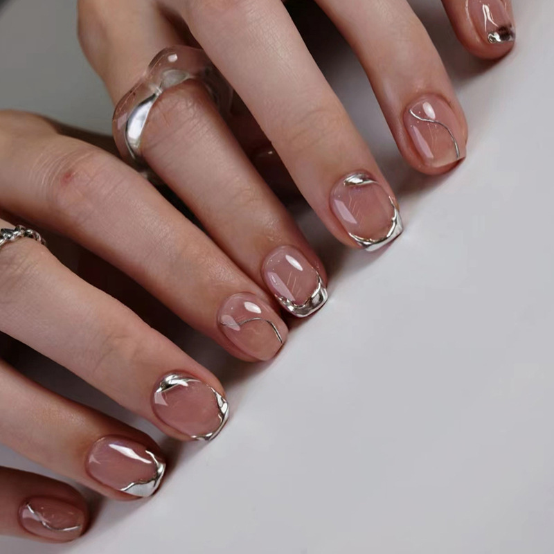 Short fake nails for women gir - Nail Art Overlay 리뷰 및 가격