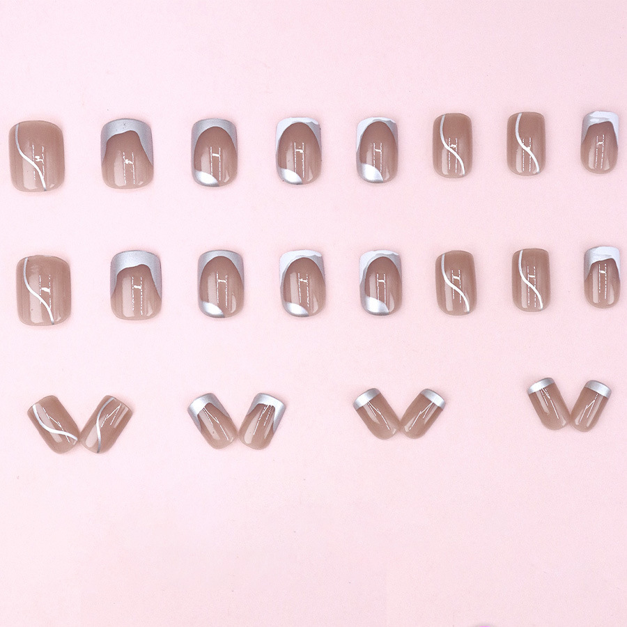 Short fake nails for women gir - Nail Art Overlay 리뷰 및 가격