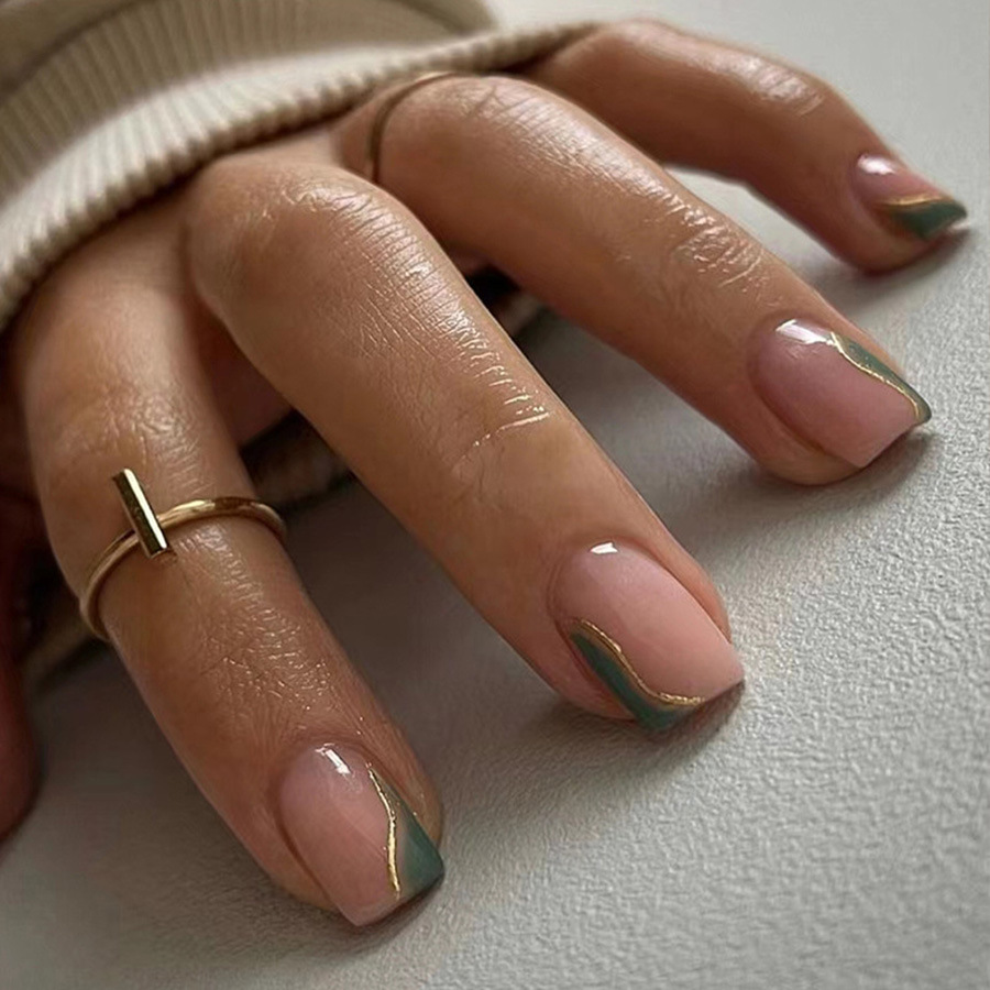 Short fake nails for women gir - Nail Art Overlay 리뷰 및 가격