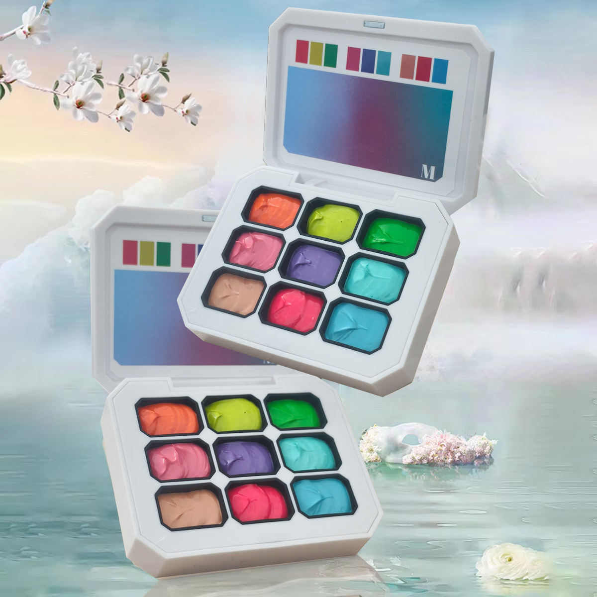 1pc 9-color solid nail polish  - Nail Art Halal 리뷰 및 가격