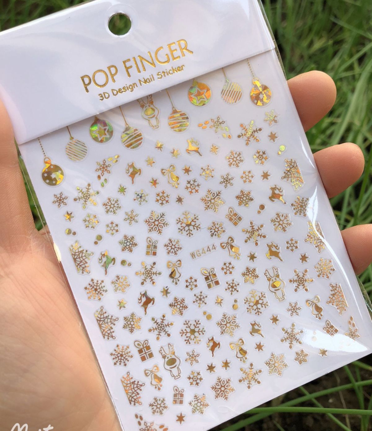 Christmas 3D Nail Stickers Hol - Nail Art Xmas Stickers 리뷰 및 가격