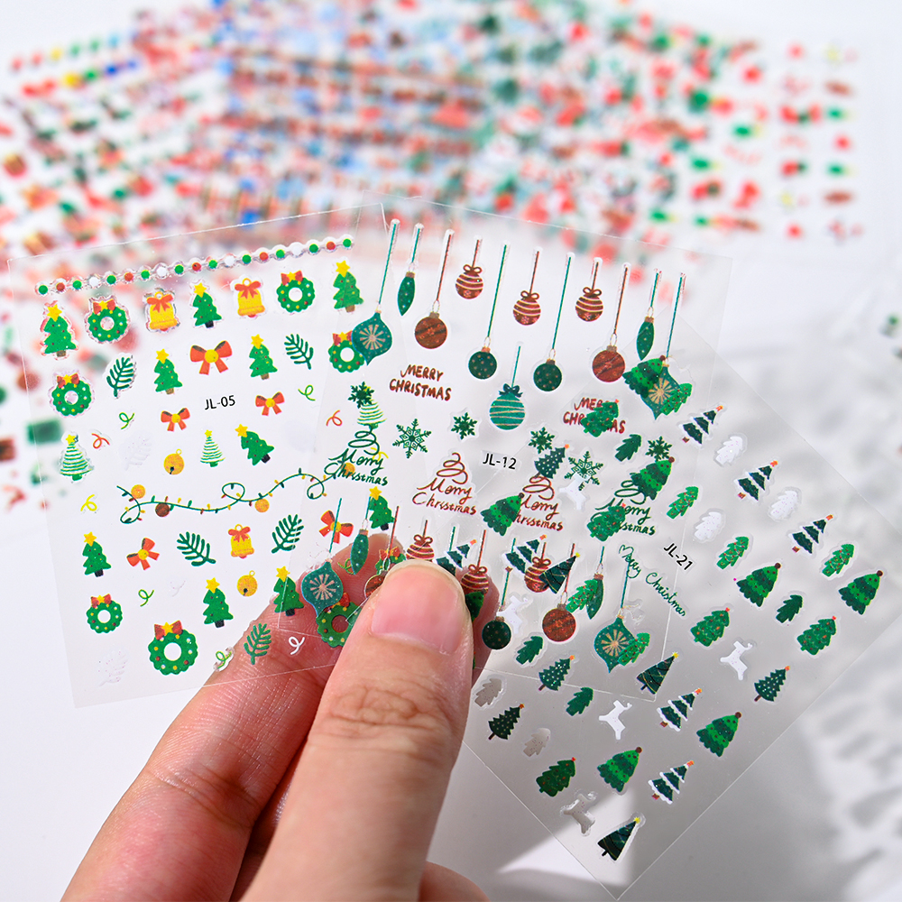 30pcs Xmas Snowflake Nail Art  - Nail Art Xmas Stickers 리뷰 및 가격