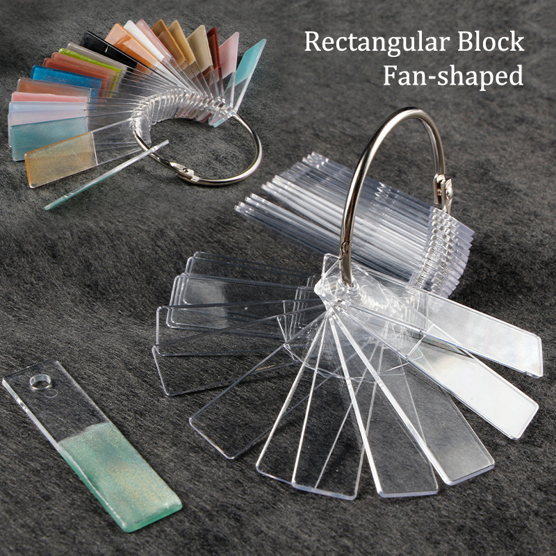 Rectangular Fake Nail Art Swat - Nail Art Overlay 리뷰 및 가격