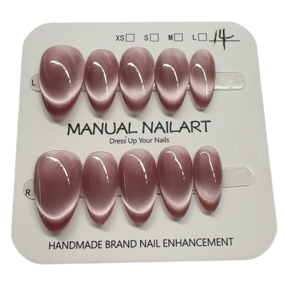10pc French Almond Shape Cat's - Nail Art Halal 리뷰 및 가격