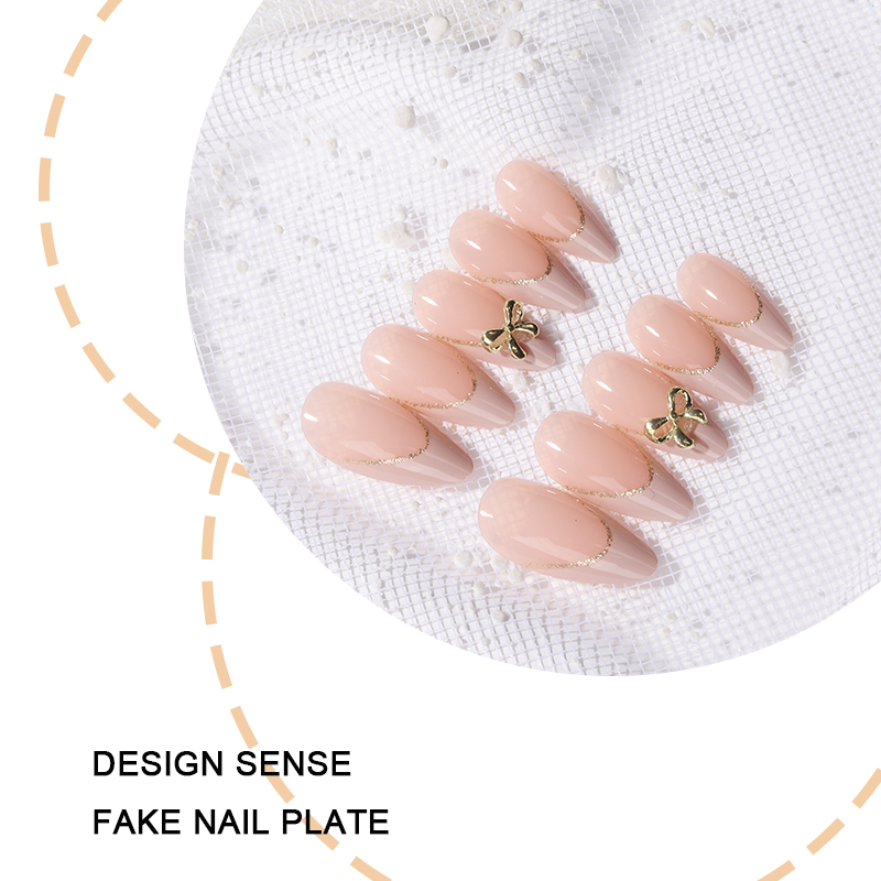 24pcs Gold bow Nail Art Wearab - Nail Art France 리뷰 및 가격