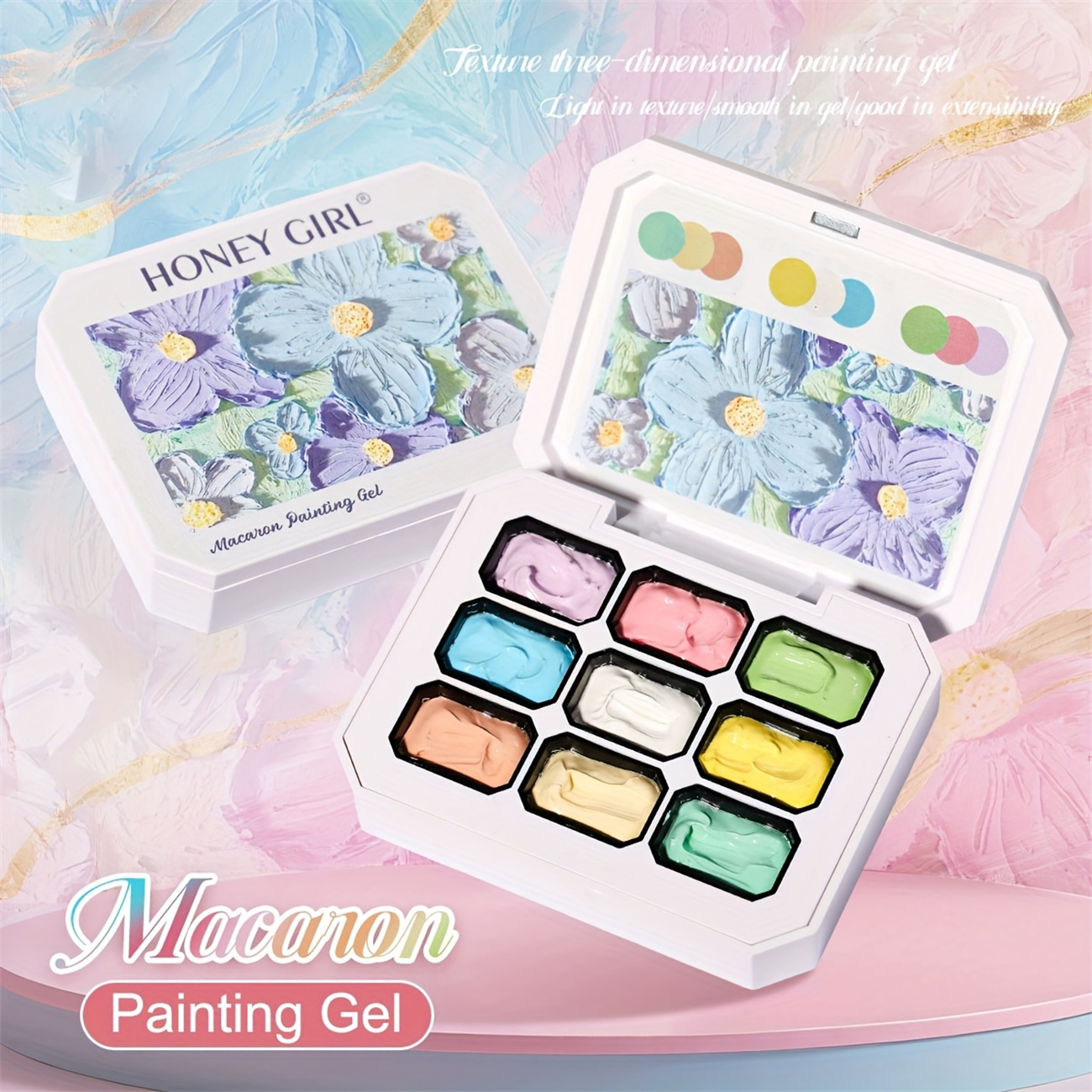 1pc 9-color Makaron solid nail - Nail Art Halal 리뷰 및 가격