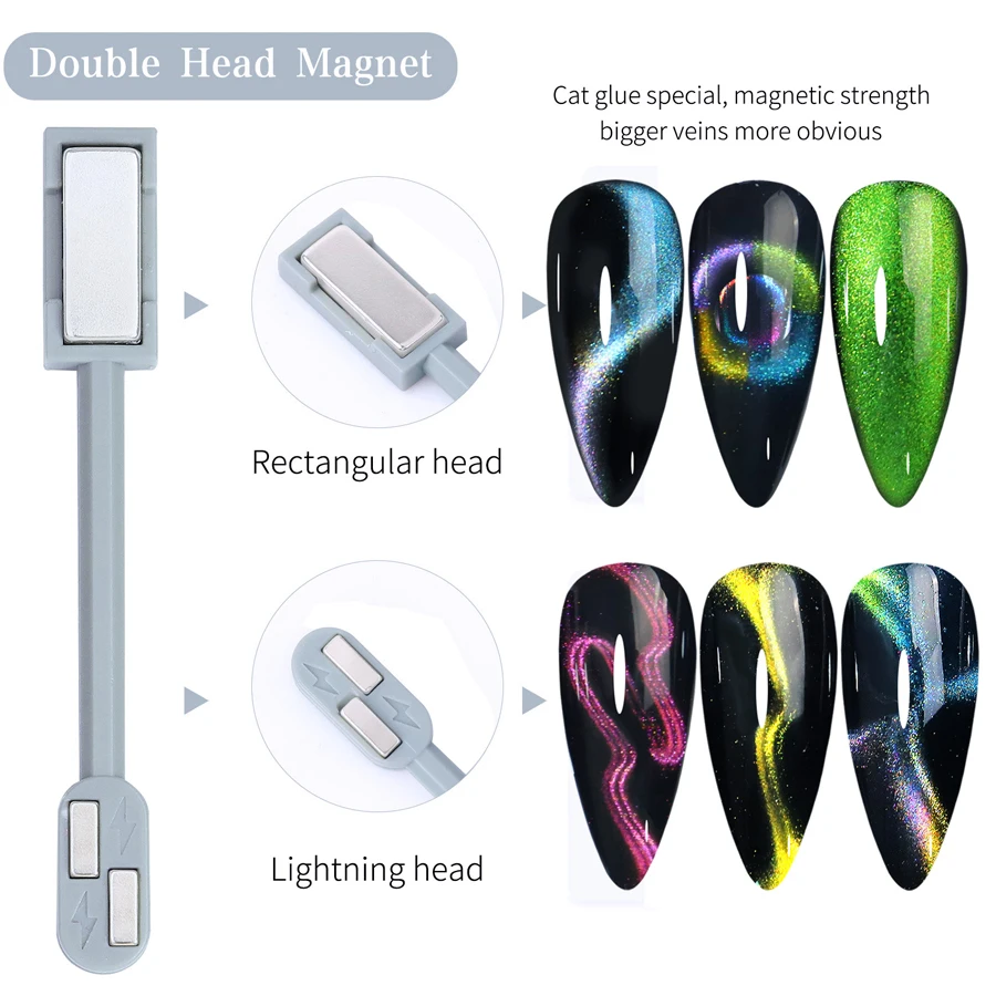Dual-Ended Magnetic Strip Nail - Nail Art Overlay 리뷰 및 가격
