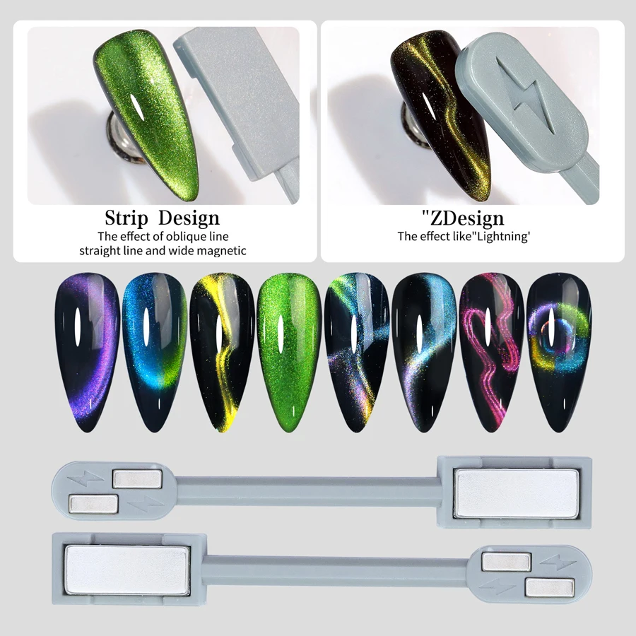 Dual-Ended Magnetic Strip Nail - Nail Art Overlay 리뷰 및 가격