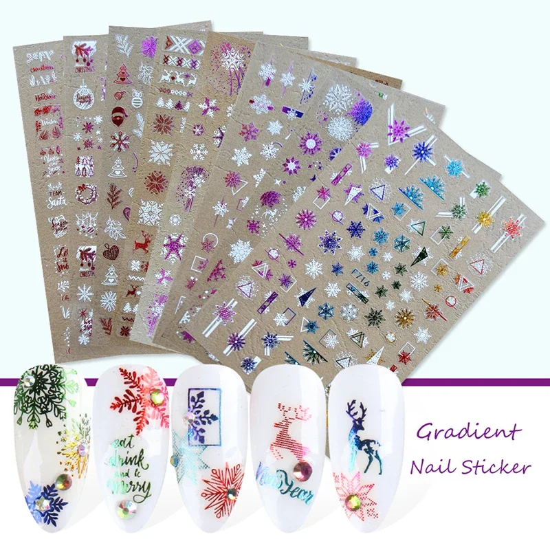 Xmas Nails Stickers Winter San - Nail Art Xmas Stickers 리뷰 및 가격