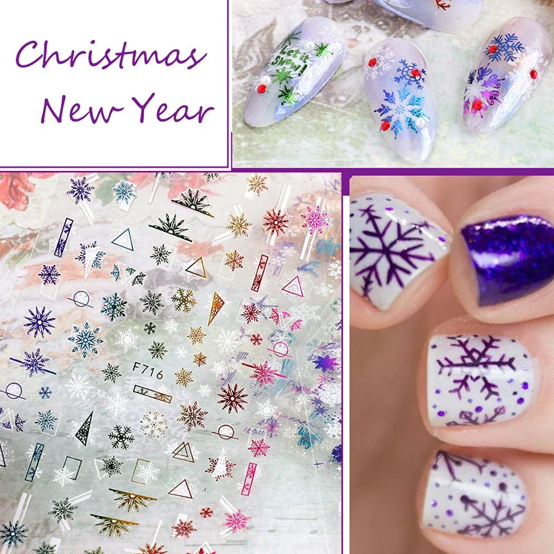 Xmas Nails Stickers Winter San - Nail Art Xmas Stickers 리뷰 및 가격