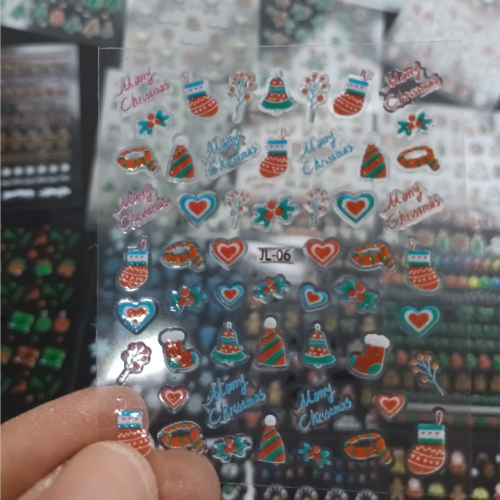 30PCS Christmas Nail Art Stick - Nail Art Xmas Stickers 리뷰 및 가격