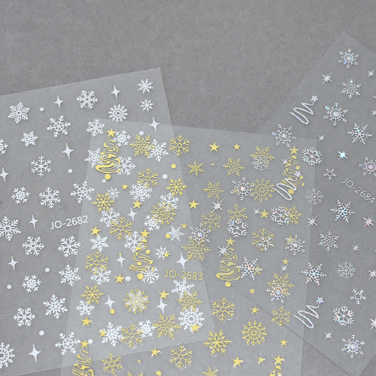 3D Snowflake Nail Art Decals X - Nail Art Xmas Stickers 리뷰 및 가격