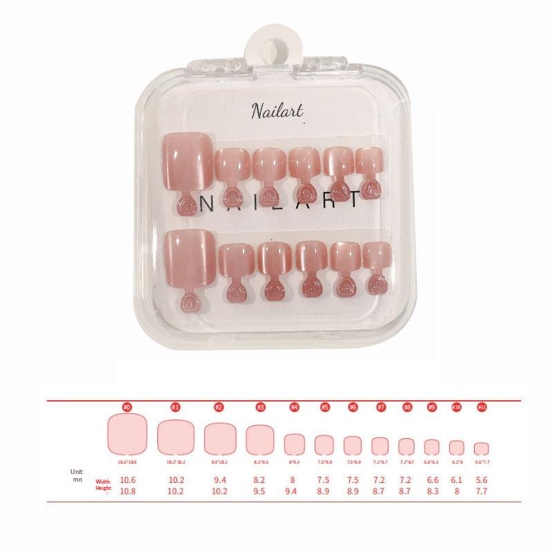 10 Pcs/Box French Fake Nails G - Nail Art Extension Cat Eye 리뷰 및 가격