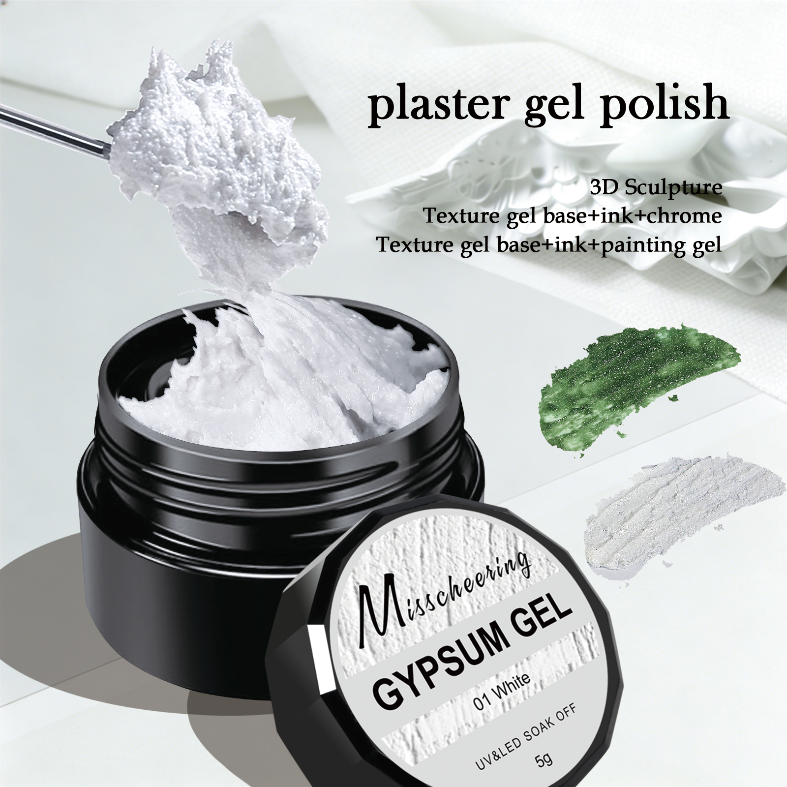 5g Solid Gypsum Painting Nail  - Nail Art Halal 리뷰 및 가격