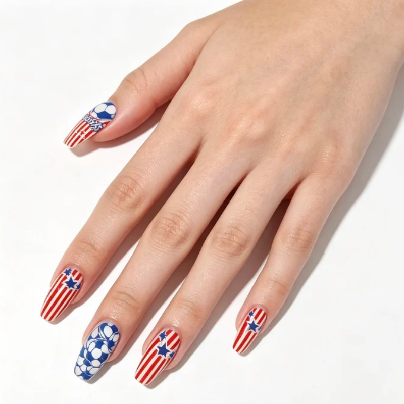 France England USA Press On Na - Nail Art France 리뷰 및 가격