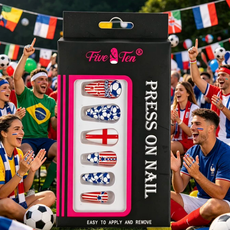 France England USA Press On Na - Nail Art France 리뷰 및 가격