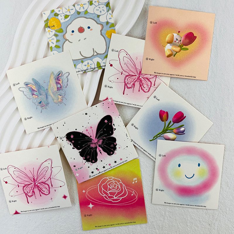 50Pcs 6.5x6.5cm 8x8cm Press On - Nail Art Overlay 리뷰 및 가격