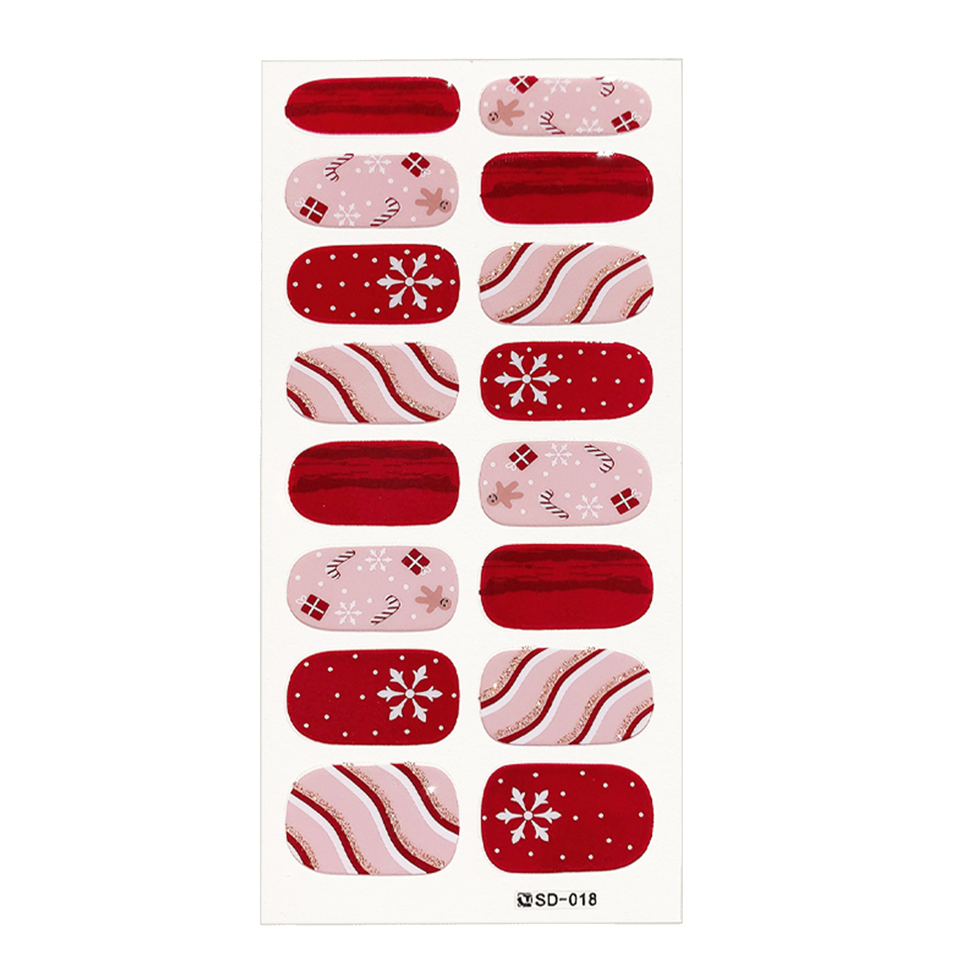 Winter Xmas Snowflake Nail Wra - Nail Art Xmas Stickers 리뷰 및 가격