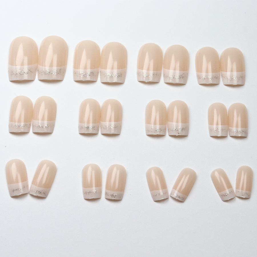 24pcs/set Medium Square fake n - Nail Art French Nails 리뷰 및 가격