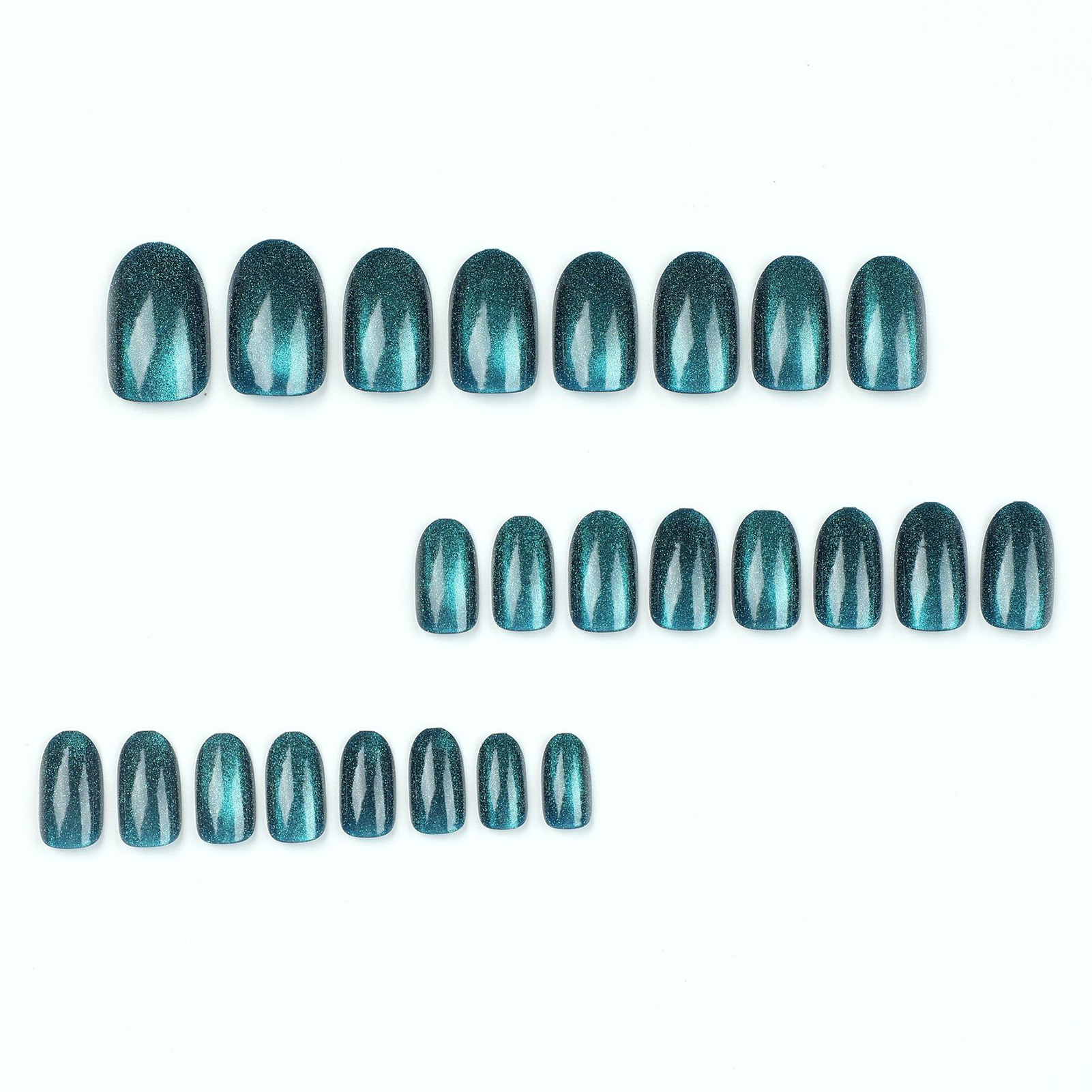 Blue Cat Eyes Resin Nail Exten - Nail Art Extension Cat Eye 리뷰 및 가격