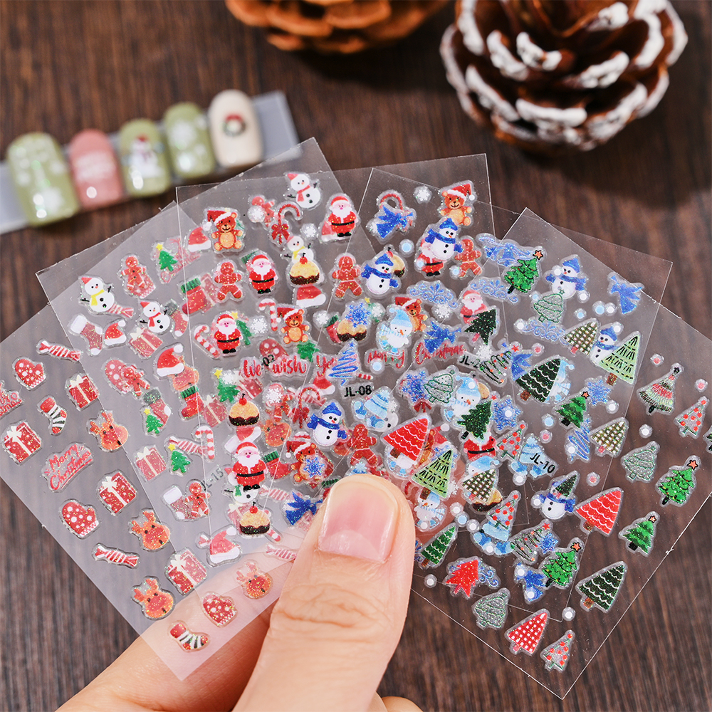 30Pcs/Set Christmas Nail Art S - Nail Art Xmas Stickers 리뷰 및 가격