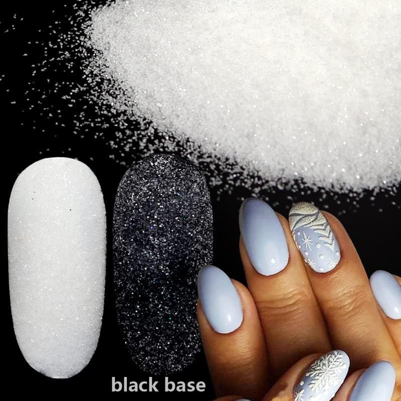 50g/Bag Christmas White Black  - Nail Art Xmas Stickers 리뷰 및 가격