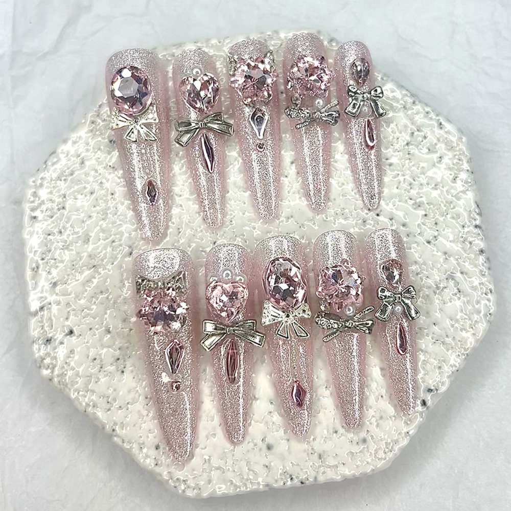 Luxury Pink Cat Eye Glitter St - Nail Art Overlay 리뷰 및 가격