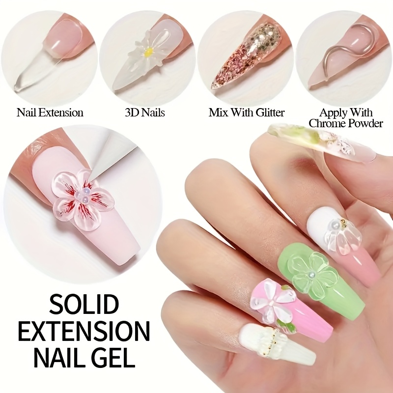 100g Clear Non-Stick Hand Exte - Nail Art Halal 리뷰 및 가격