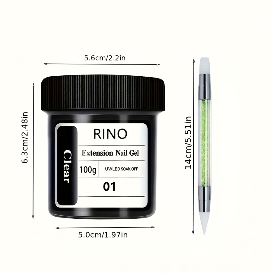 100g Clear Non-Stick Hand Exte - Nail Art Halal 리뷰 및 가격