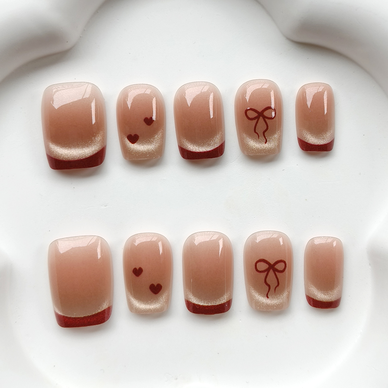 10Pcs French Style Cute Sweeth - Nail Art French Nails 리뷰 및 가격