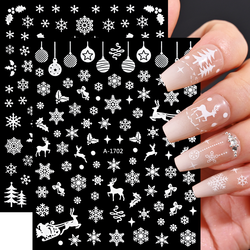 1pcs Winter Snowflake Nail Art - Nail Art Xmas Stickers 리뷰 및 가격