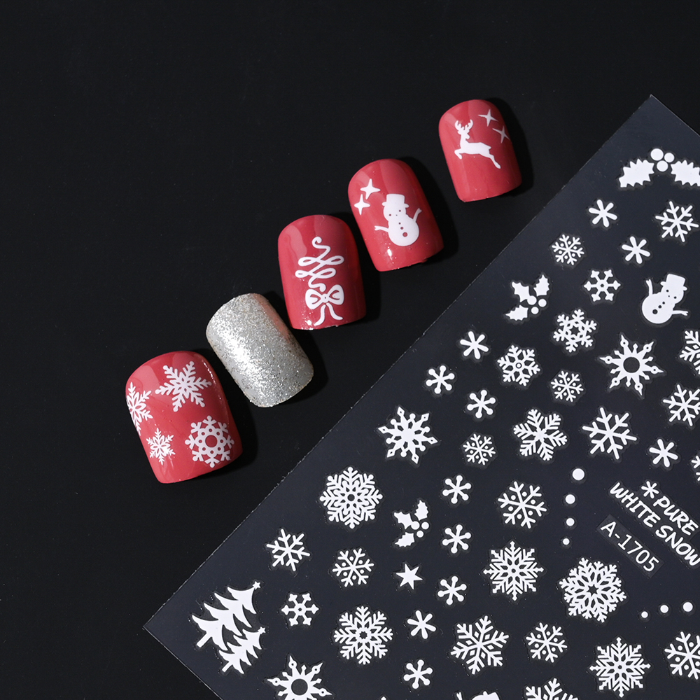 1pcs Winter Snowflake Nail Art - Nail Art Xmas Stickers 리뷰 및 가격