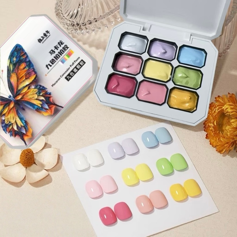 9-color solid nail polish,  Ma - Nail Art Halal 리뷰 및 가격