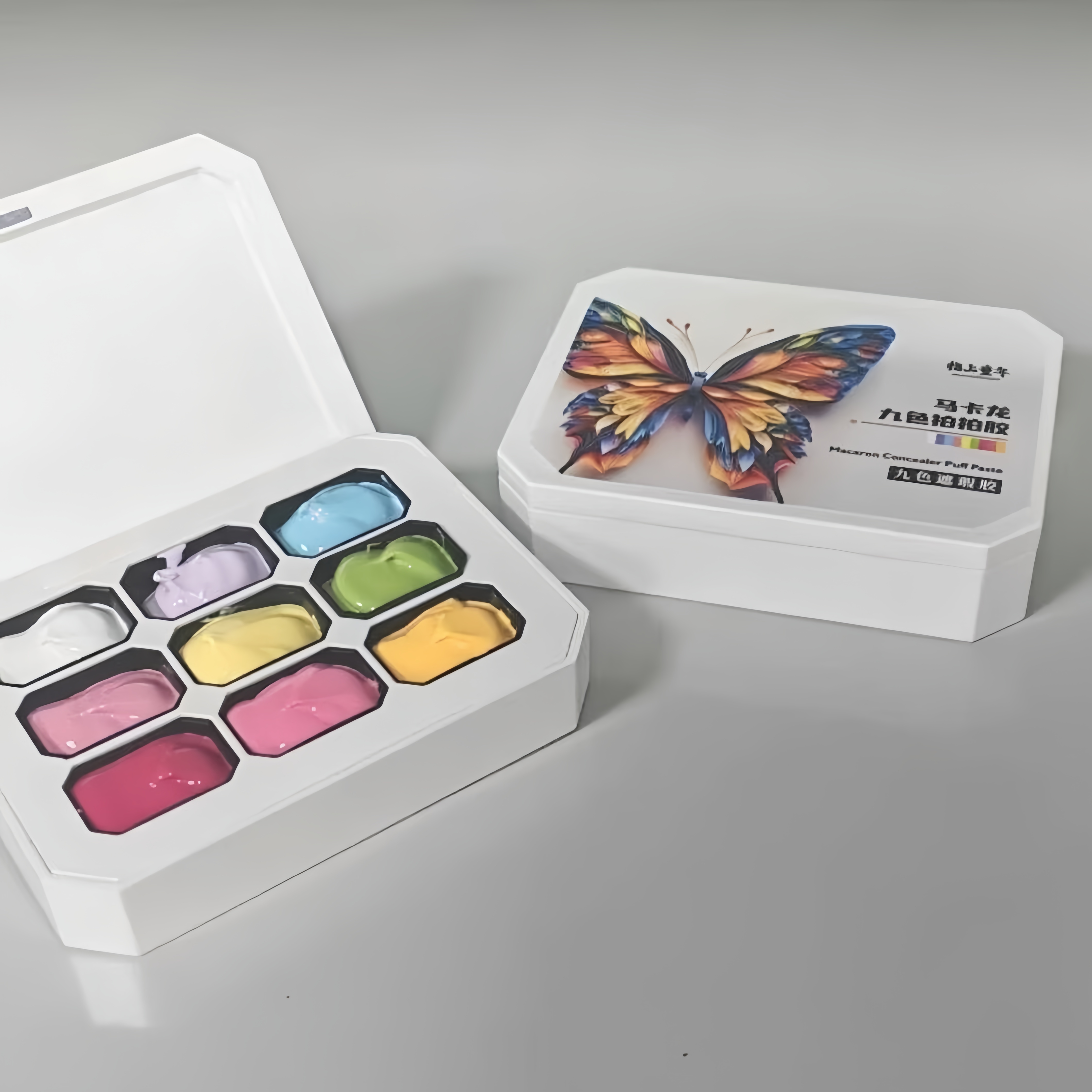9-color solid nail polish,  Ma - Nail Art Halal 리뷰 및 가격