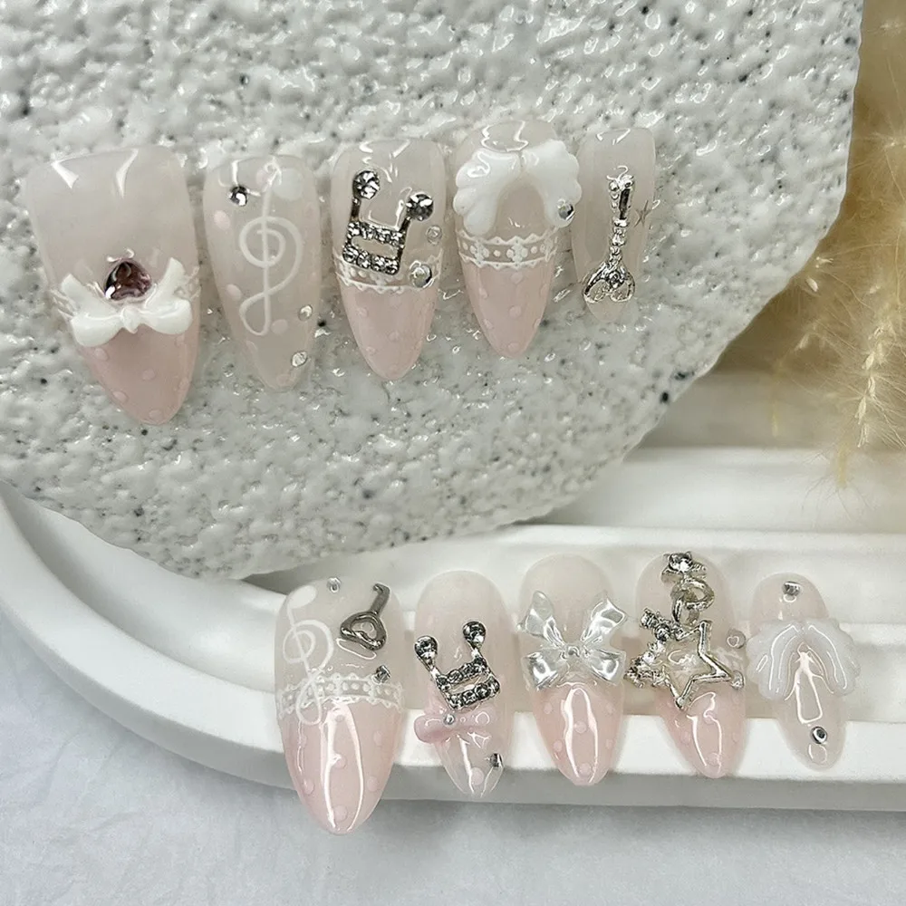 10 Pieces Retro Cute 3D Butter - Nail Art French Nails 리뷰 및 가격