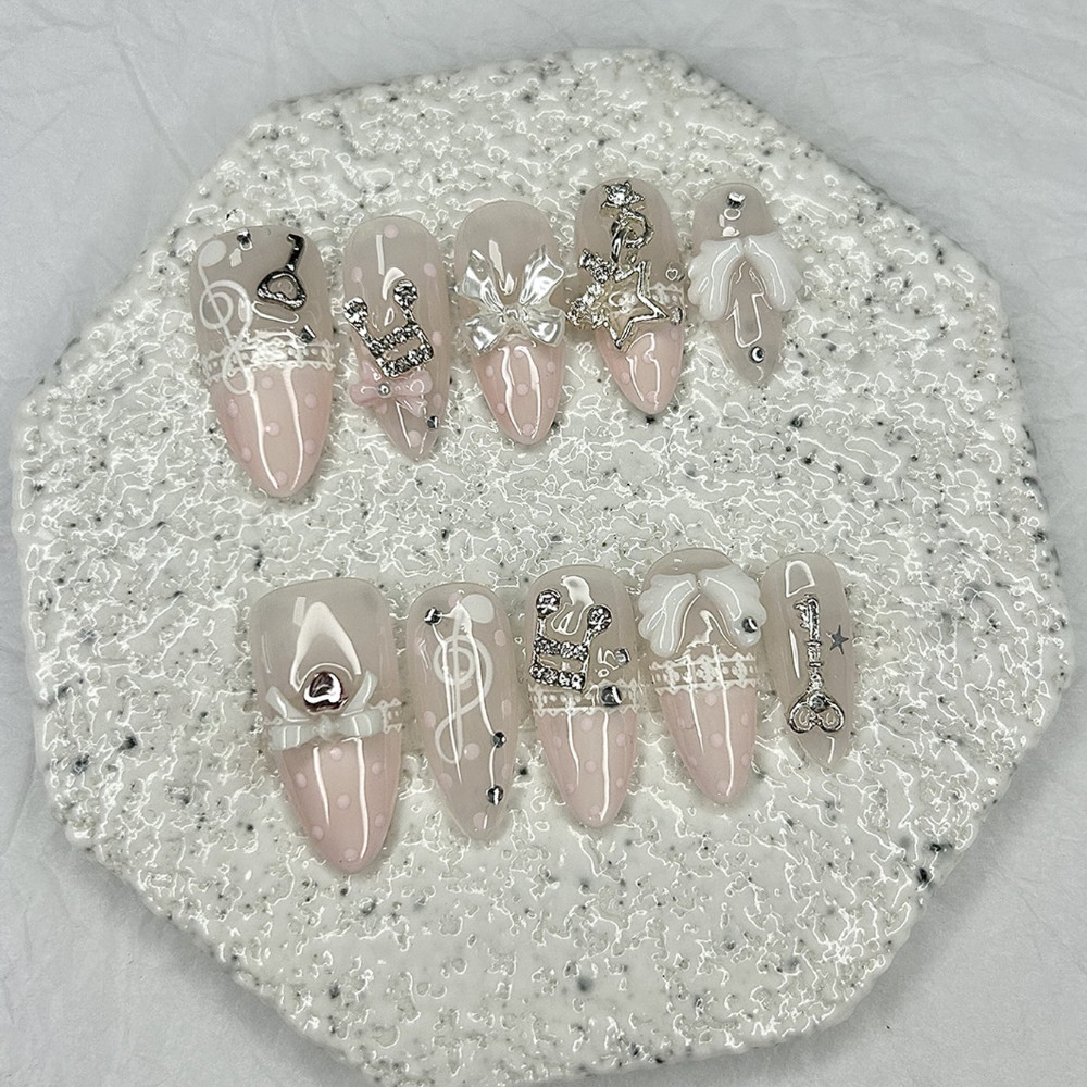 10 Pieces Retro Cute 3D Butter - Nail Art French Nails 리뷰 및 가격