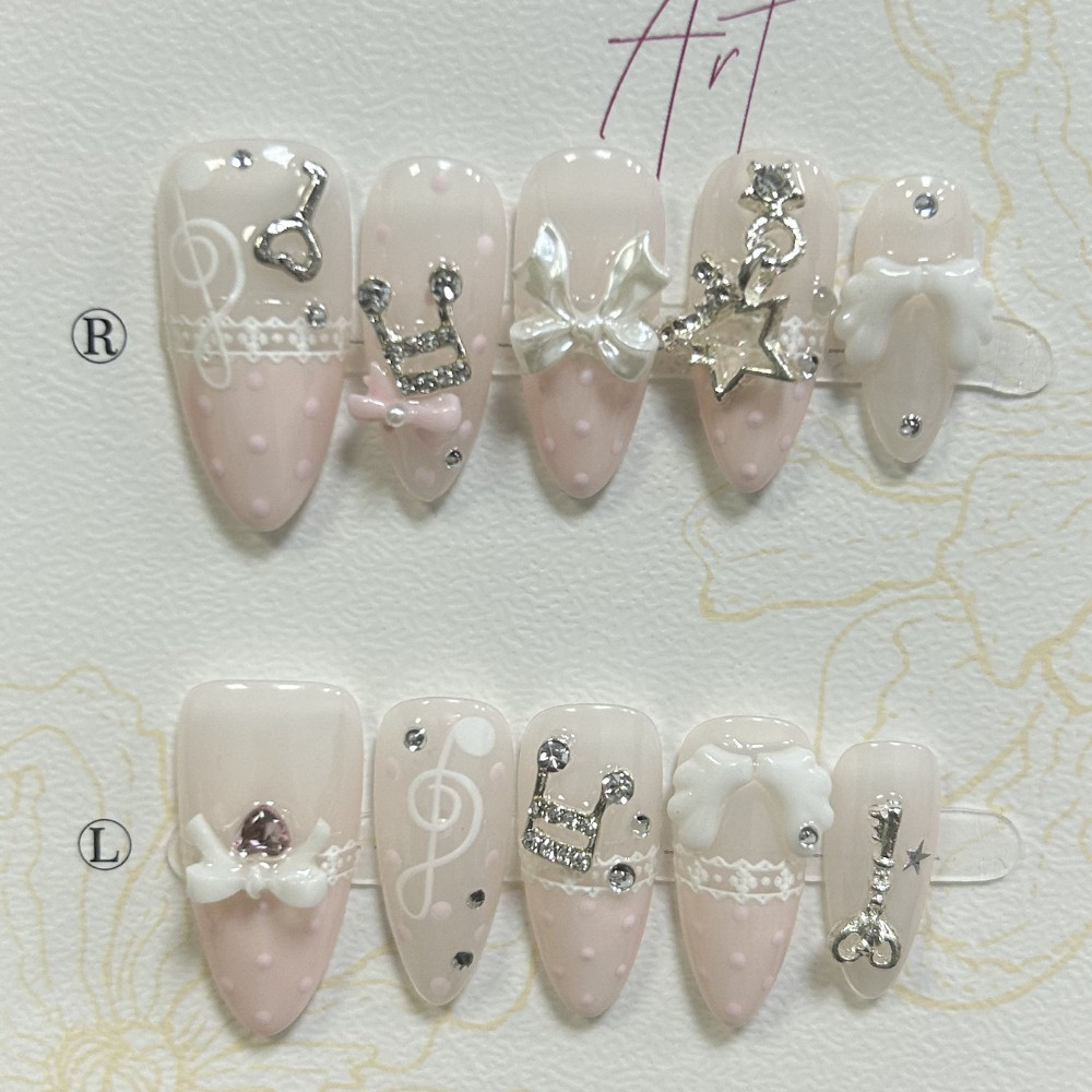 10 Pieces Retro Cute 3D Butter - Nail Art French Nails 리뷰 및 가격