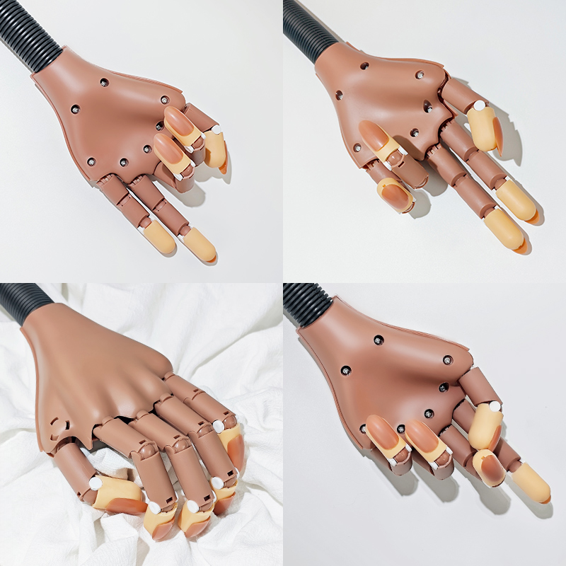 Nail Fake Practice Hand Movabl - Nail Art Overlay 리뷰 및 가격