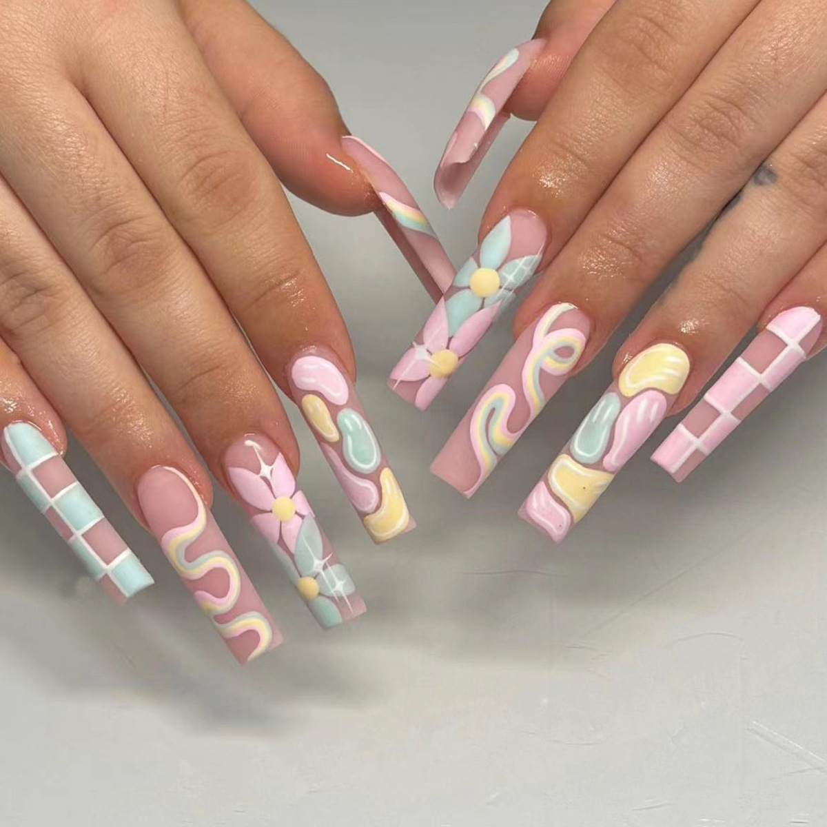 24pcs Black French Fake Nails  - Nail Art French Nails 리뷰 및 가격