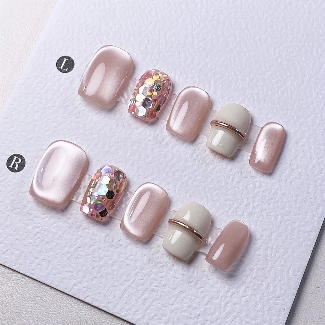 10 pieces of pure handmade alm - Nail Art French Nails 리뷰 및 가격