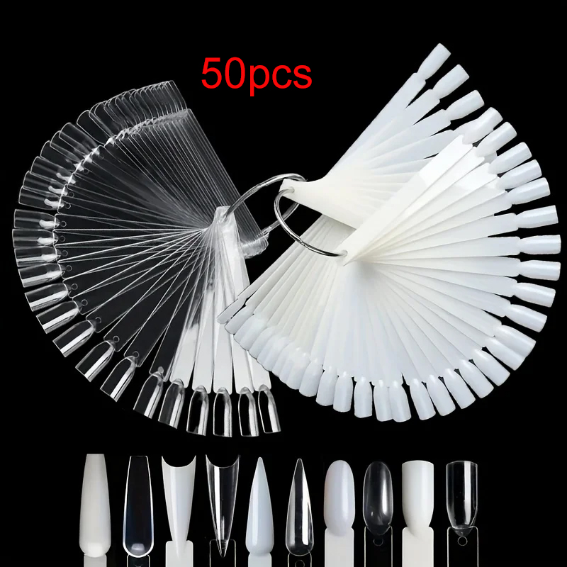 50 Nail Sample Sticks with Rin - Nail Art Overlay 리뷰 및 가격