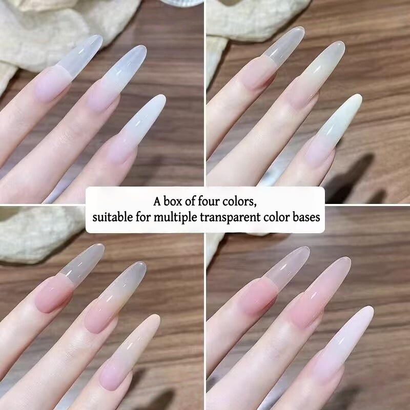 4 Colors Gradient pink ，nude P - Nail Art Halal 리뷰 및 가격